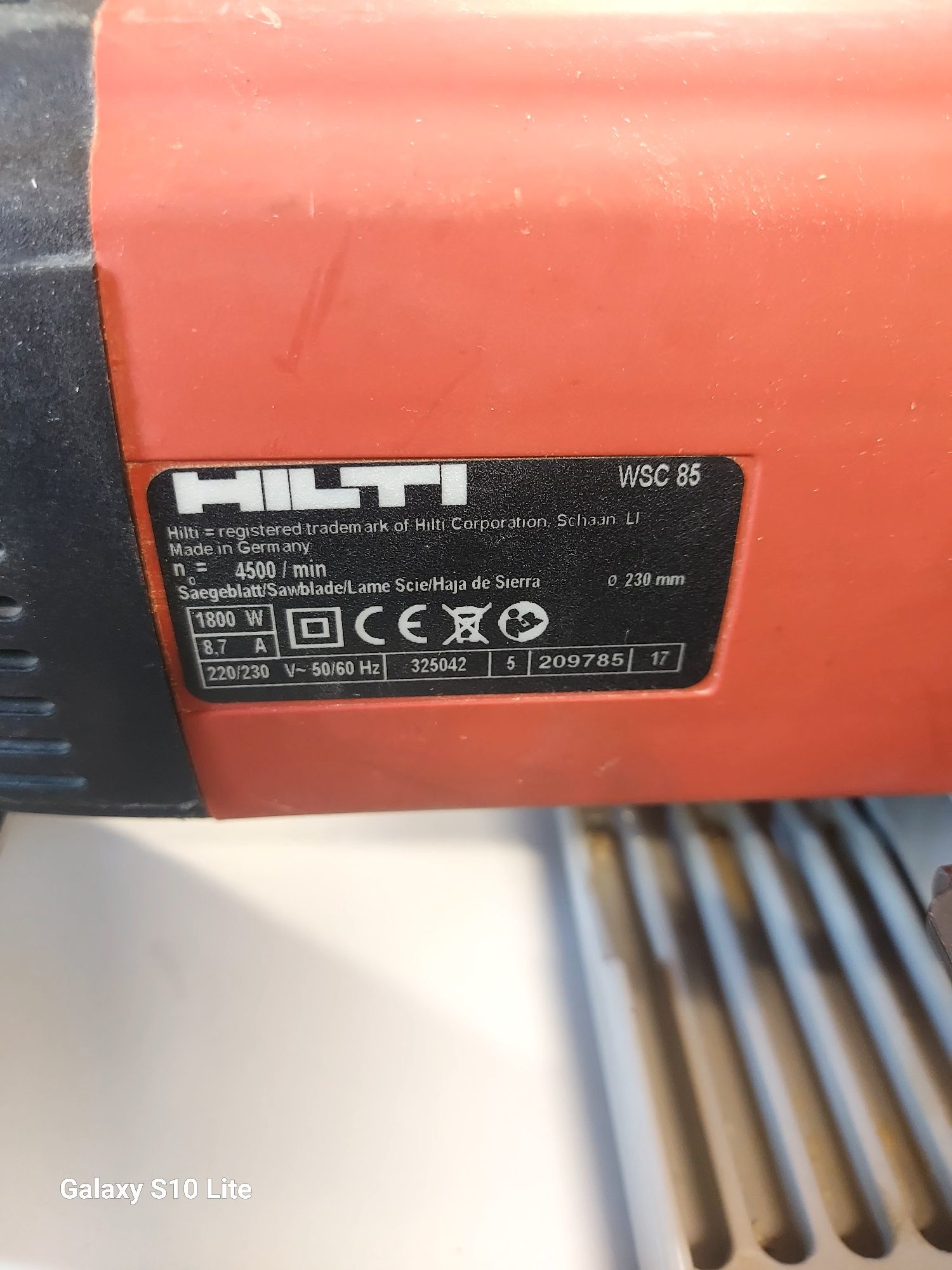 Circular de mână Hilti WSC 85