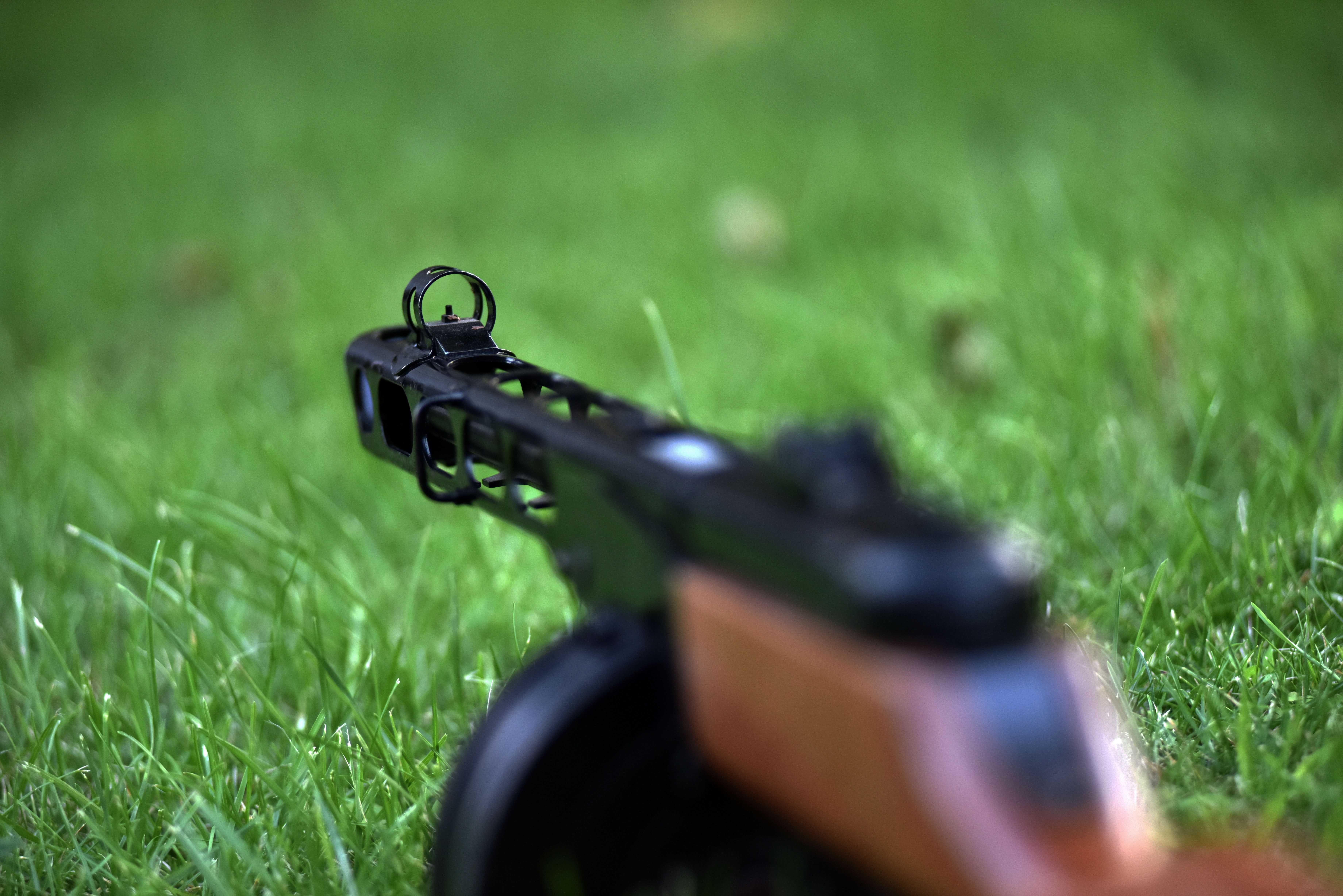 Replica / arma airsoft PPSH, de la S&T, metal + lemn
