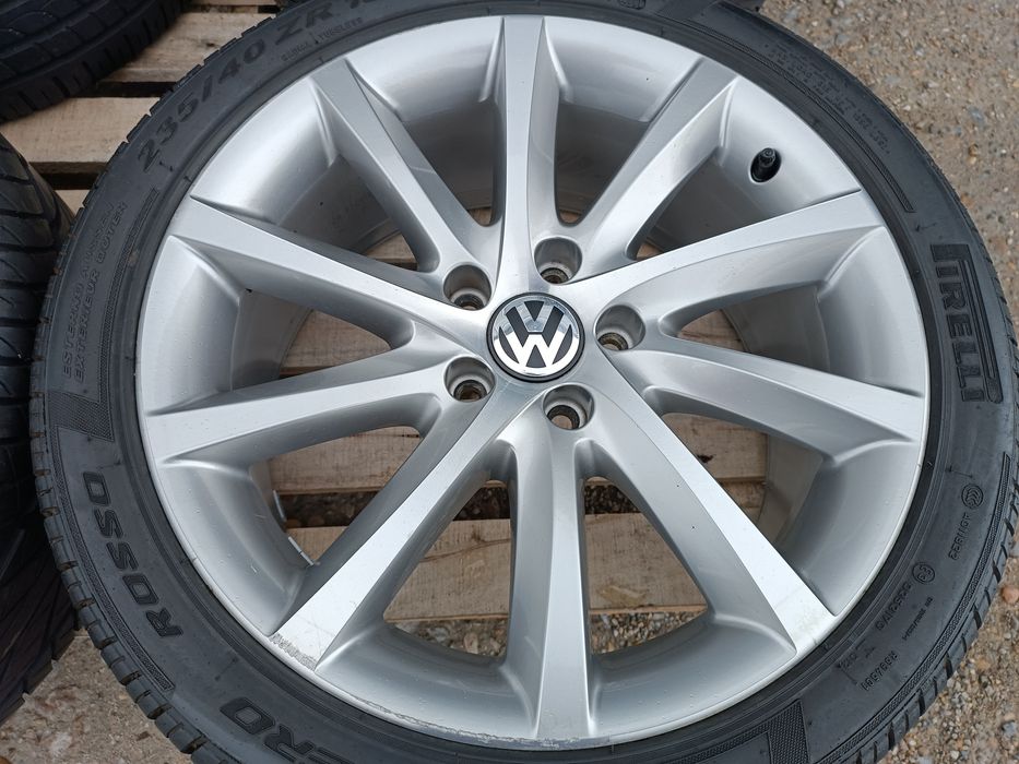 Лети джанти 18ки 5х112 VW + летни гуми 235/40/18