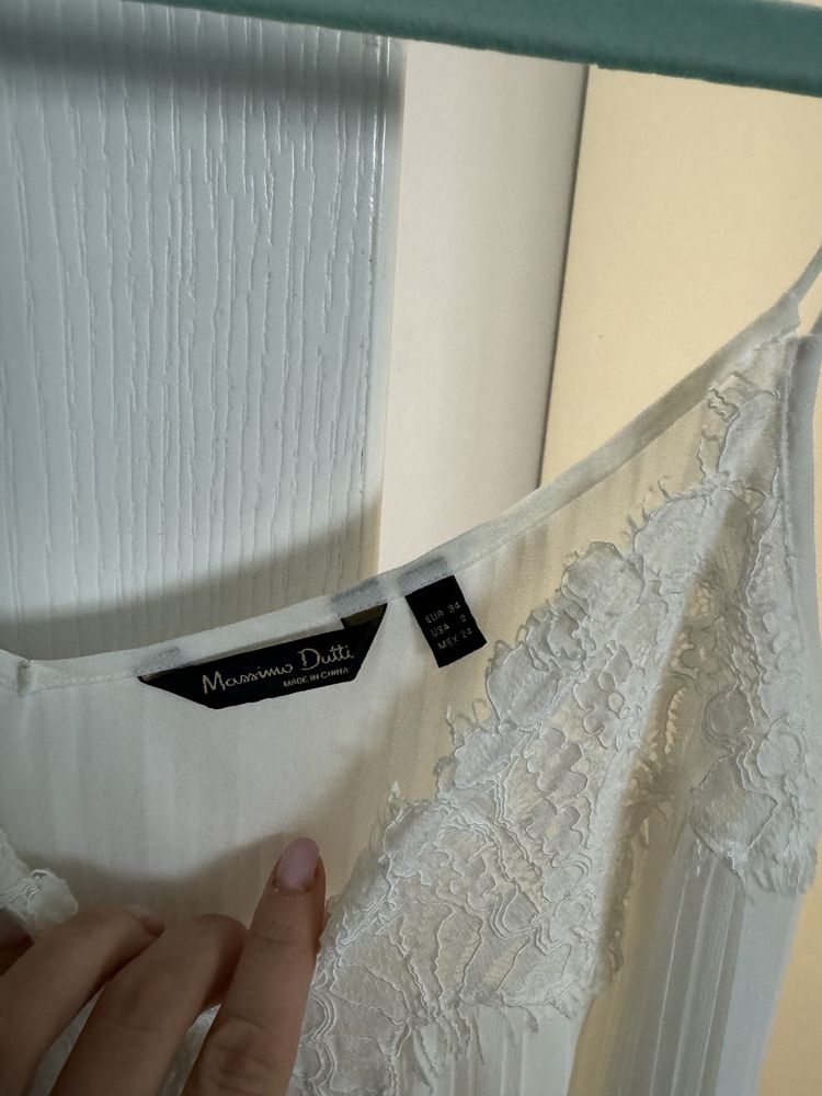Massimo Dutti топ дантела