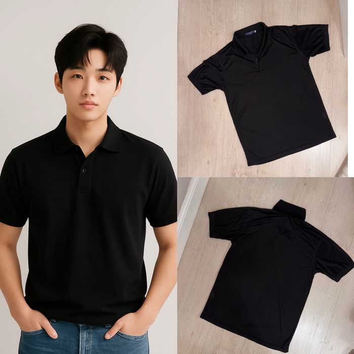 Срочная оптовая продажа — 20 одинаковых чёрных футболок