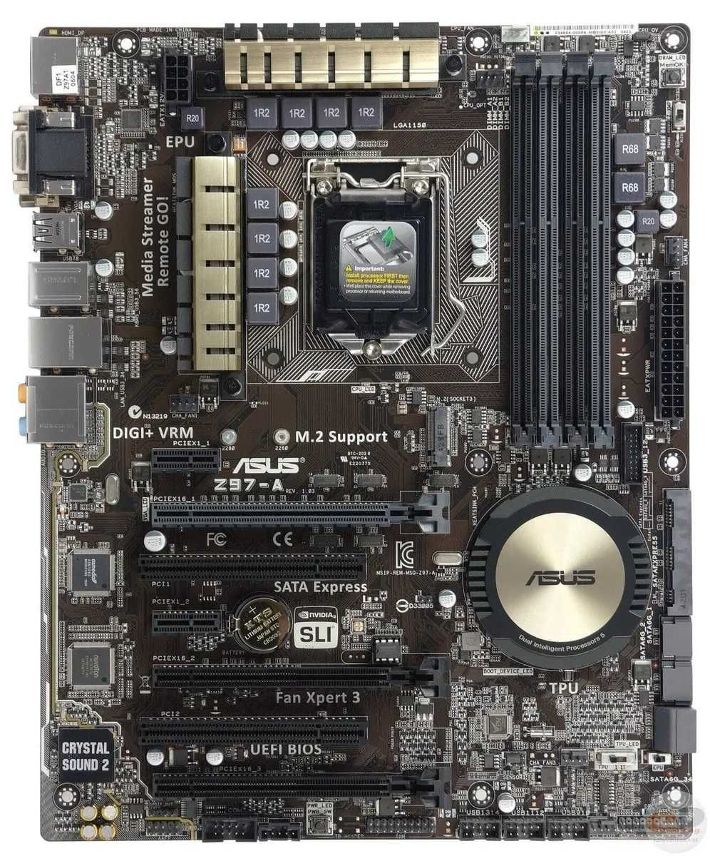 Дъно Дънна платка ASUS Z97 - A M.2 1150 DDR3 OVERCLOCK