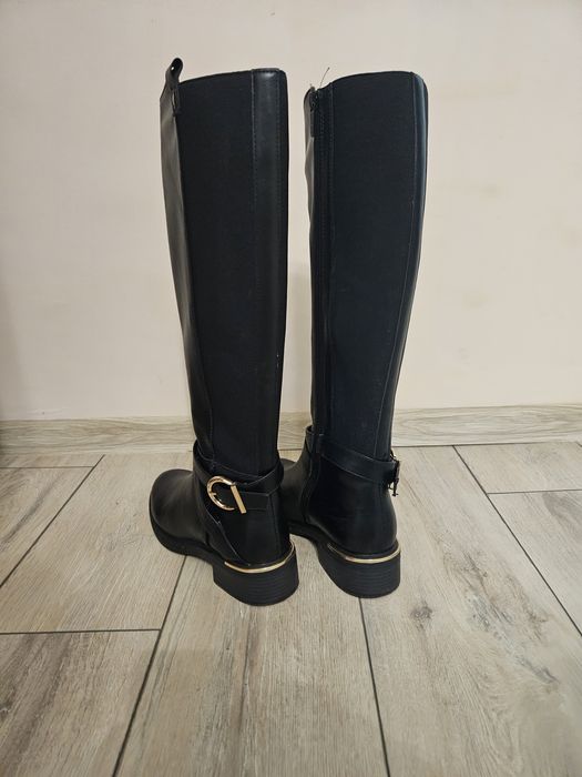 Cizme inalte negre