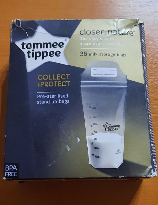 Pungi stocare lapte matern Tommee Tippee Closer to Nature