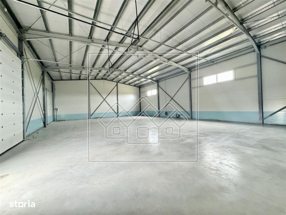 Hala industriala de inchiriat - Zona Sibiu Vest - Utilitati racordate