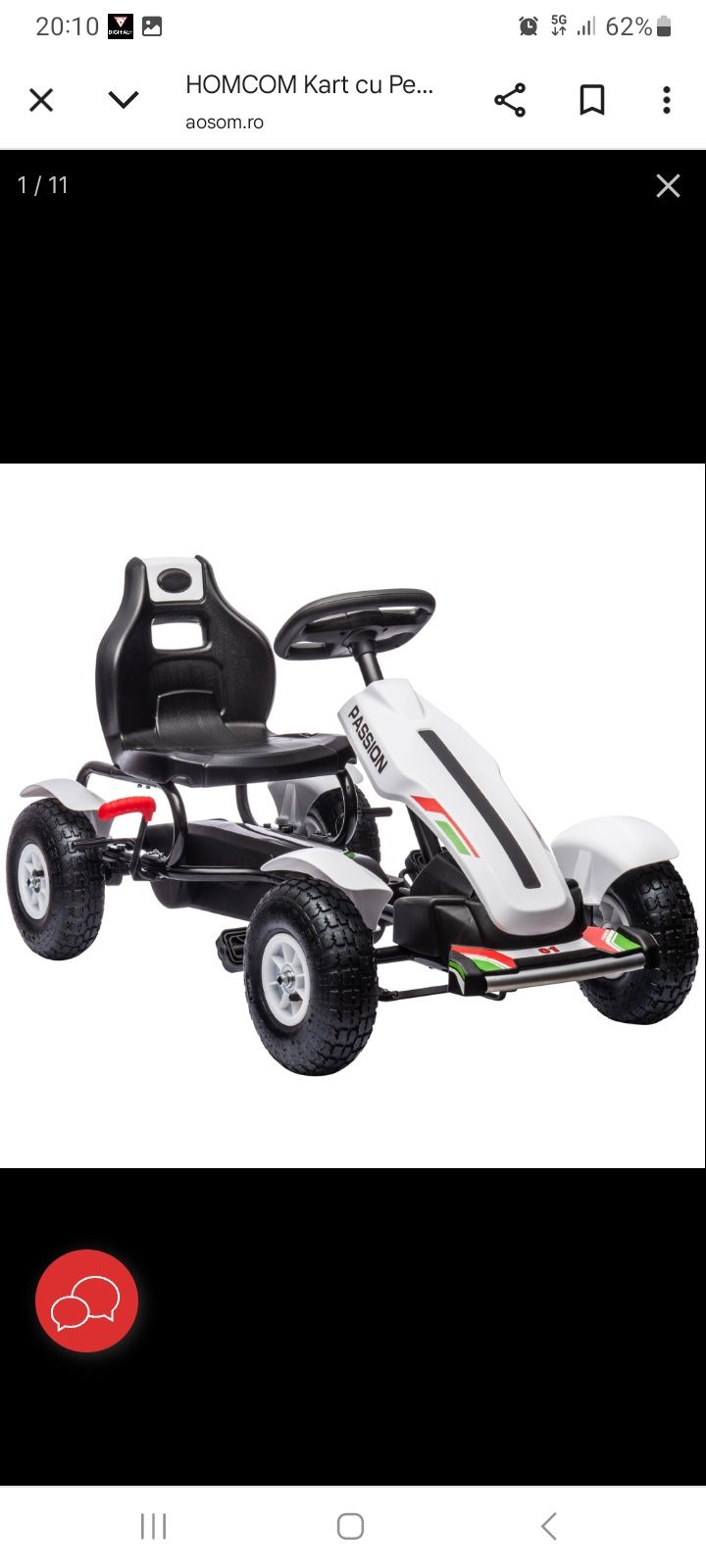 Cart cu petale copii
