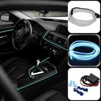 Bandă Led Neon Interior Auto 3m Albastru