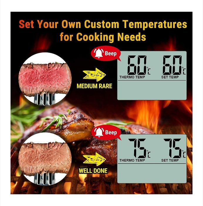 Termometro da cucina, ThermoPro, TP-16S, cottura, digitale, timer, son