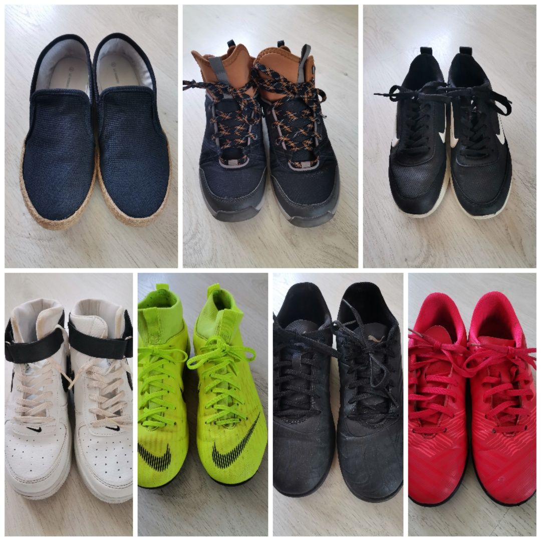 Обувки за момче, различни размери