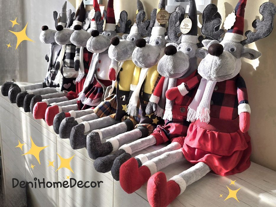 Коледни елени -изцяло ръчна изработка!