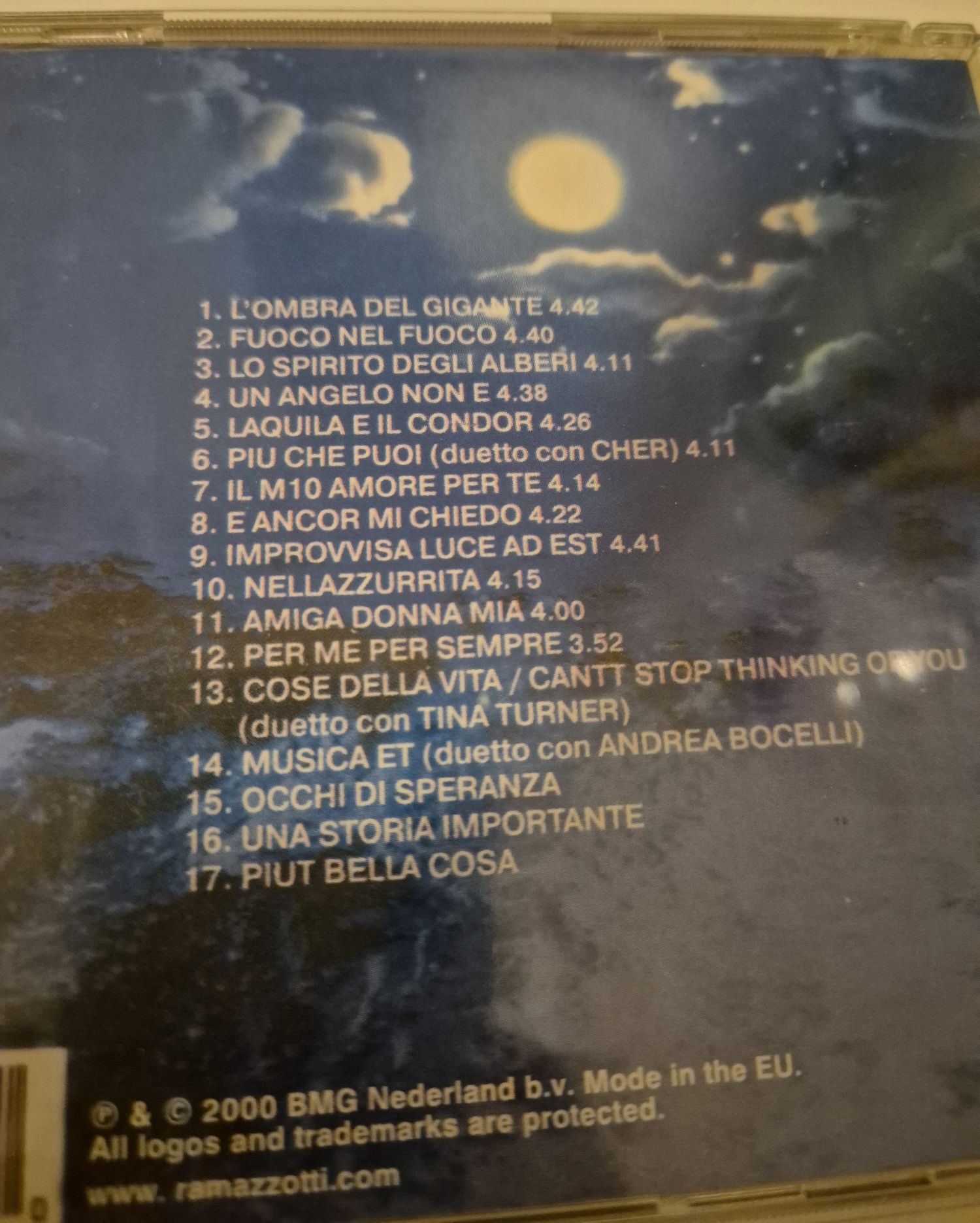 Оригинален музикален диск CD Eros Ramazzotti - Stilelibero