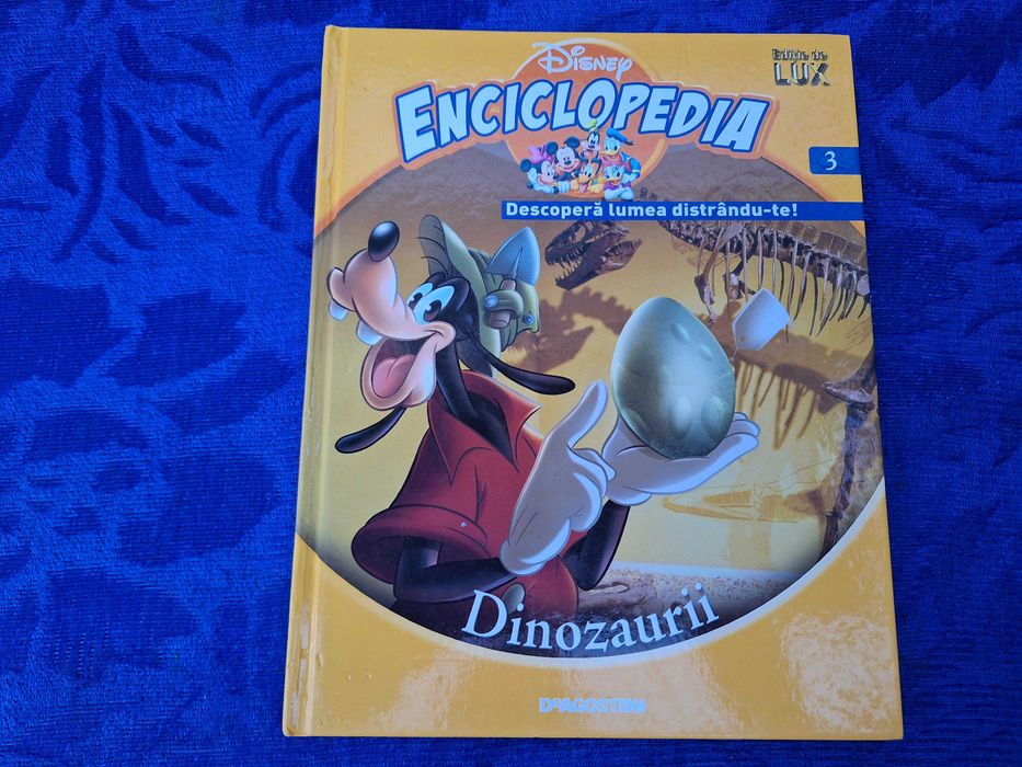 DeAgostini Enciclopedia | Disney Mickey Mouse carte copii | Dinozaurii