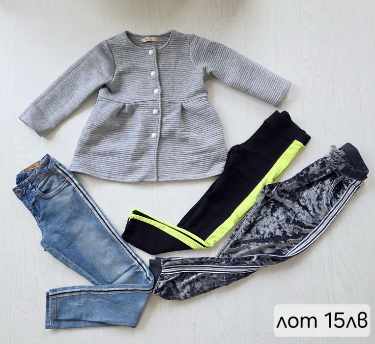 Дрехи за момиче 134/140 зимно яке и др