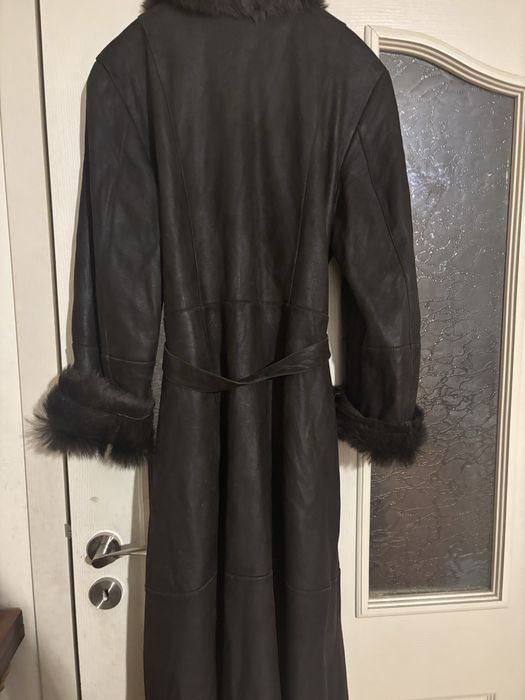 Balmain уникално палто кожа