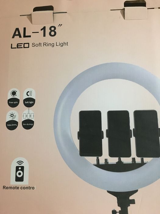Продается  кольцевая лед лампа AL- 18 led soft