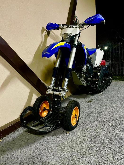 Snow Bike Husaberg 450 FE + Senila ZF si schiu