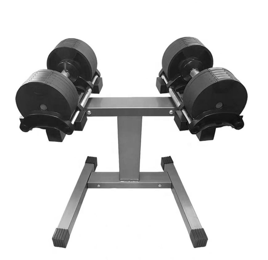 Set gantere, Zoco Body Fit® YLK007, greutate totala 40 kg, Negru