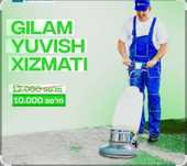 Стирка ковров / gilam yuvish xizmati.

Bizning firma sizga toza sifatl