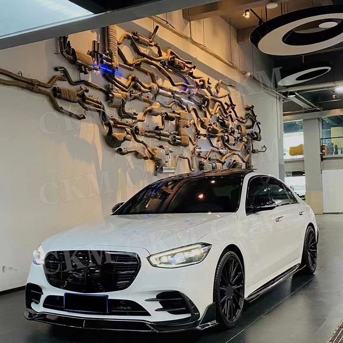Mansory Mercedes AMG W223 S klass карбон дифузьор лип спойлер Мерцедес