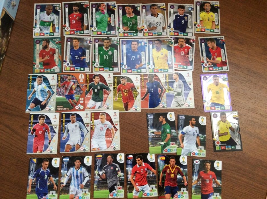 Colectie cartonase fotbalisti Panini / Topps