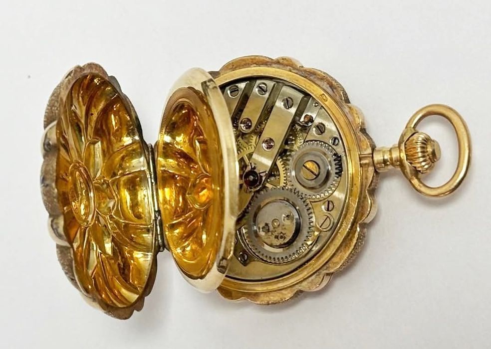 Ceas de buzunar/pandantiv aur 14 karate de colecție