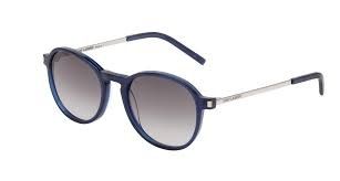 Слънчеви очила Saint Laurent SL 113/F 004 Blue Silver