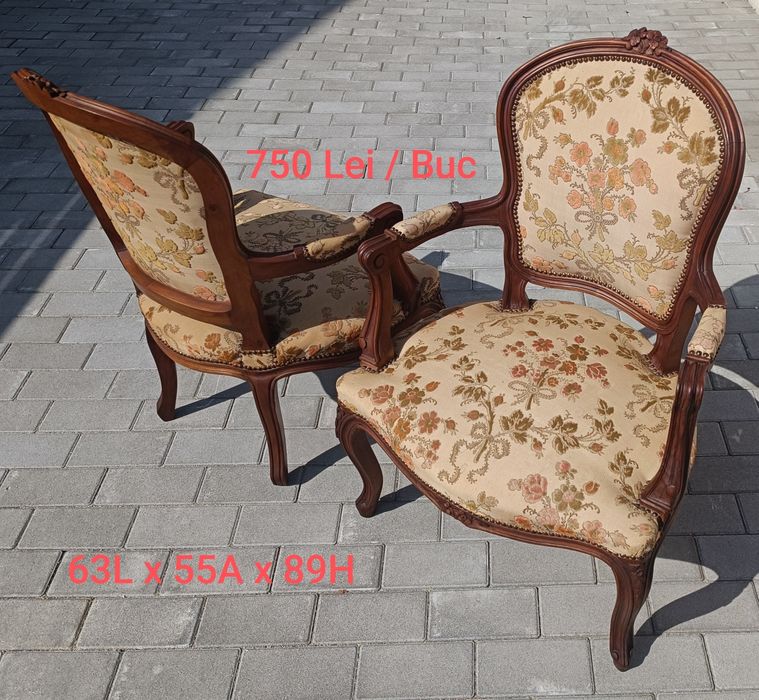 SCAUNE/ JILT / Fotolii cu brațe stil Baroc