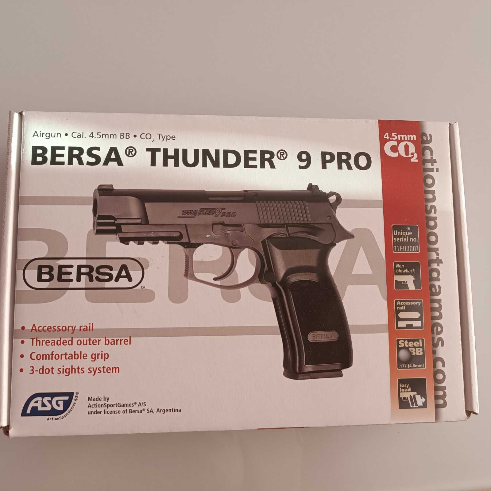 Въздушен пистолет Bersa Thunder 9 PRO, 4.5mm