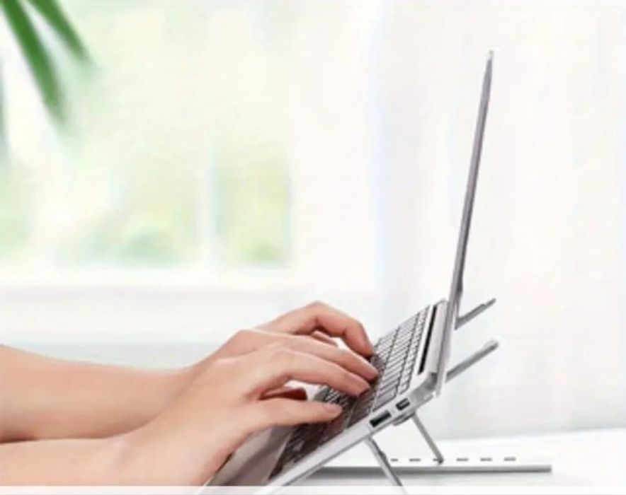 Suport stand universal de aluminiu pentru: laptop/tabletă/telefon/tast