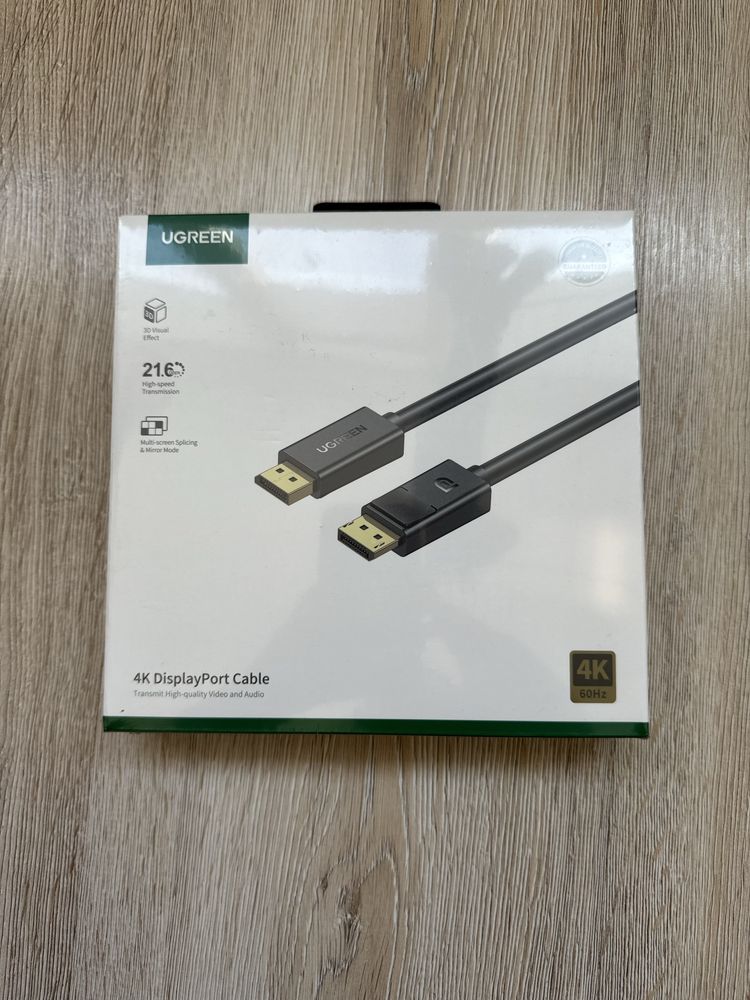 Продам Ugreen 4 k Display Port Cable