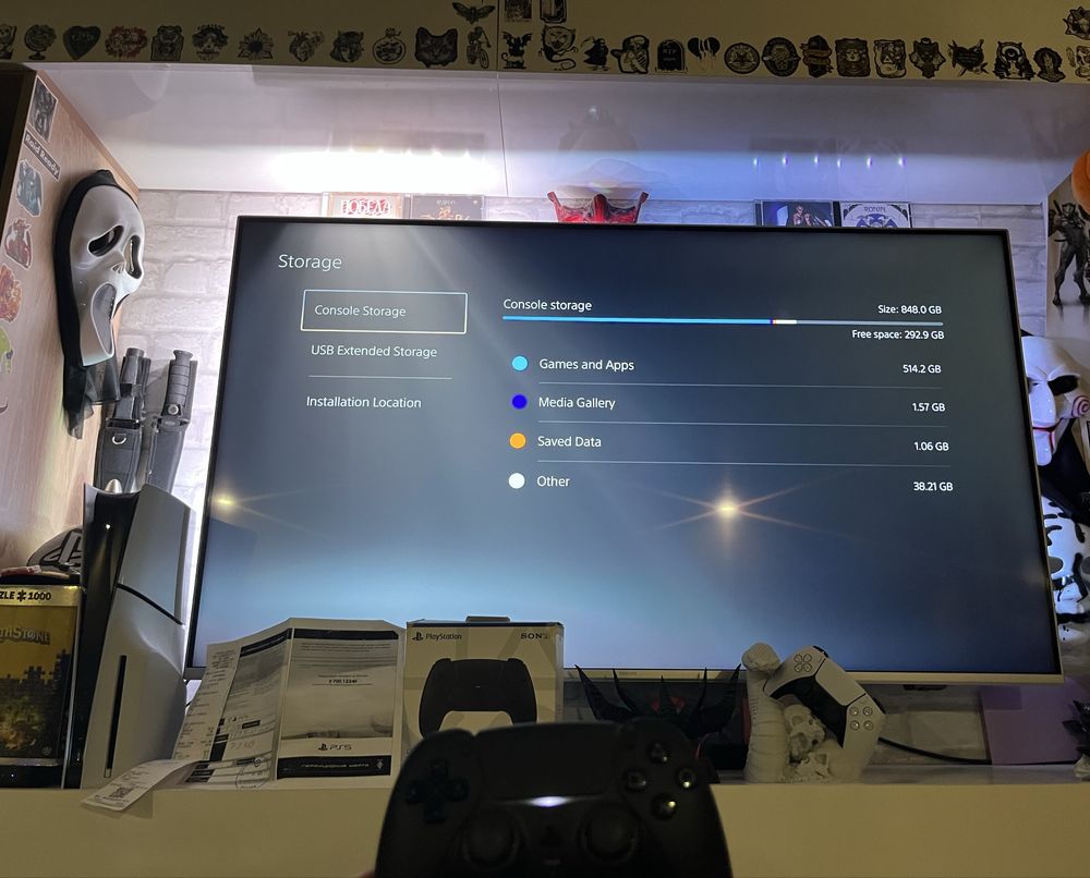 Playstation 5 Slim Disc Version в гаранция с 2 контролера!