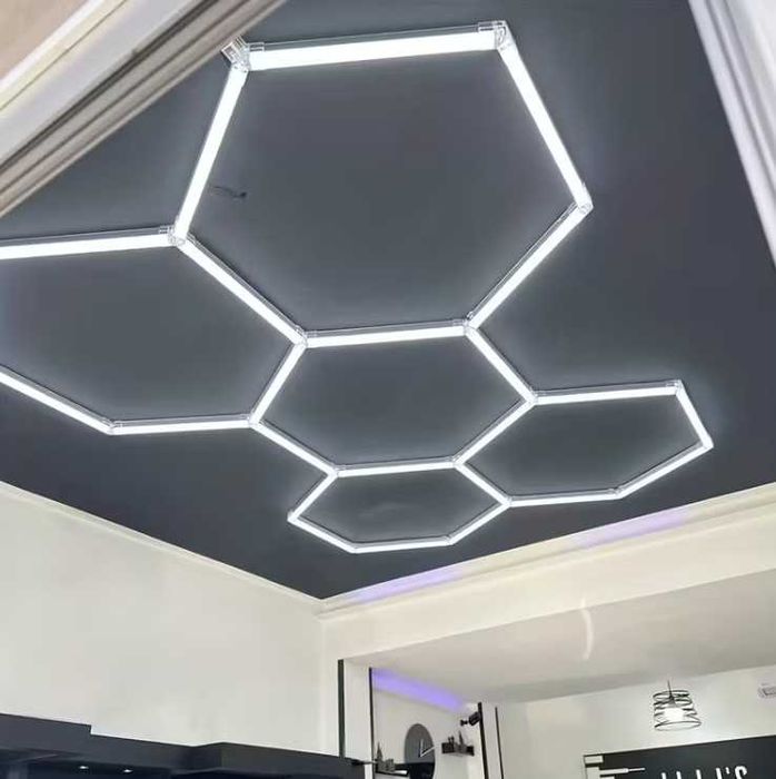 Шестоъгълна Hexagon LED система за осветление пчелни пити НОВО