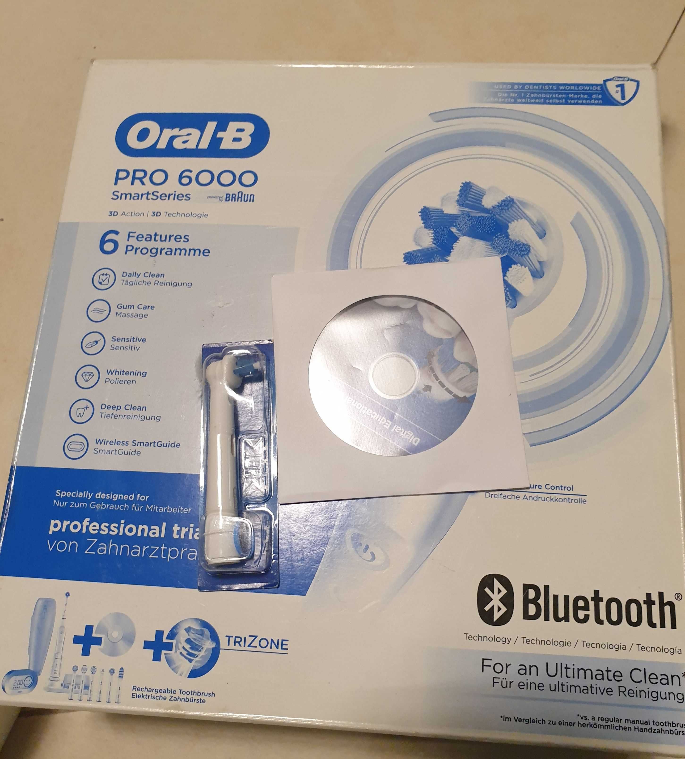 Четка за зъби Oral B Pro 6000 – пълен комплект