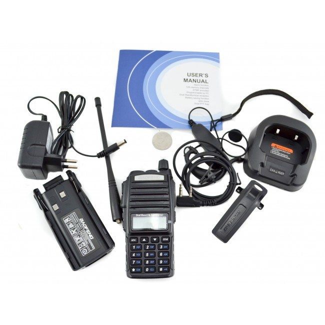 Statie walkie-talkie Baofeng UV-82 PLUS 8w, 2800mAh