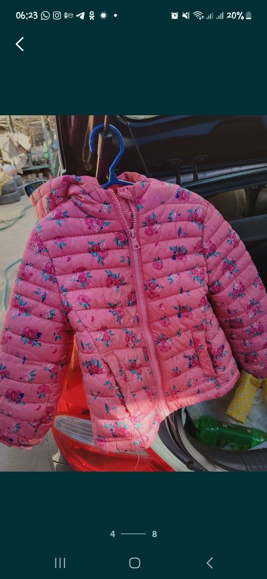 Весенние куртки для девочки