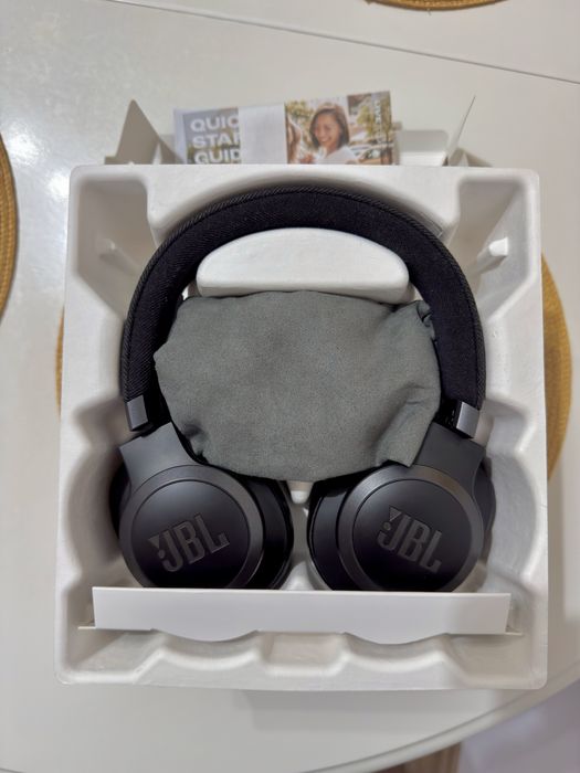 Casti wireless JBL by Harman LIVE 770NC, True Adaptive NC, Bluetooth