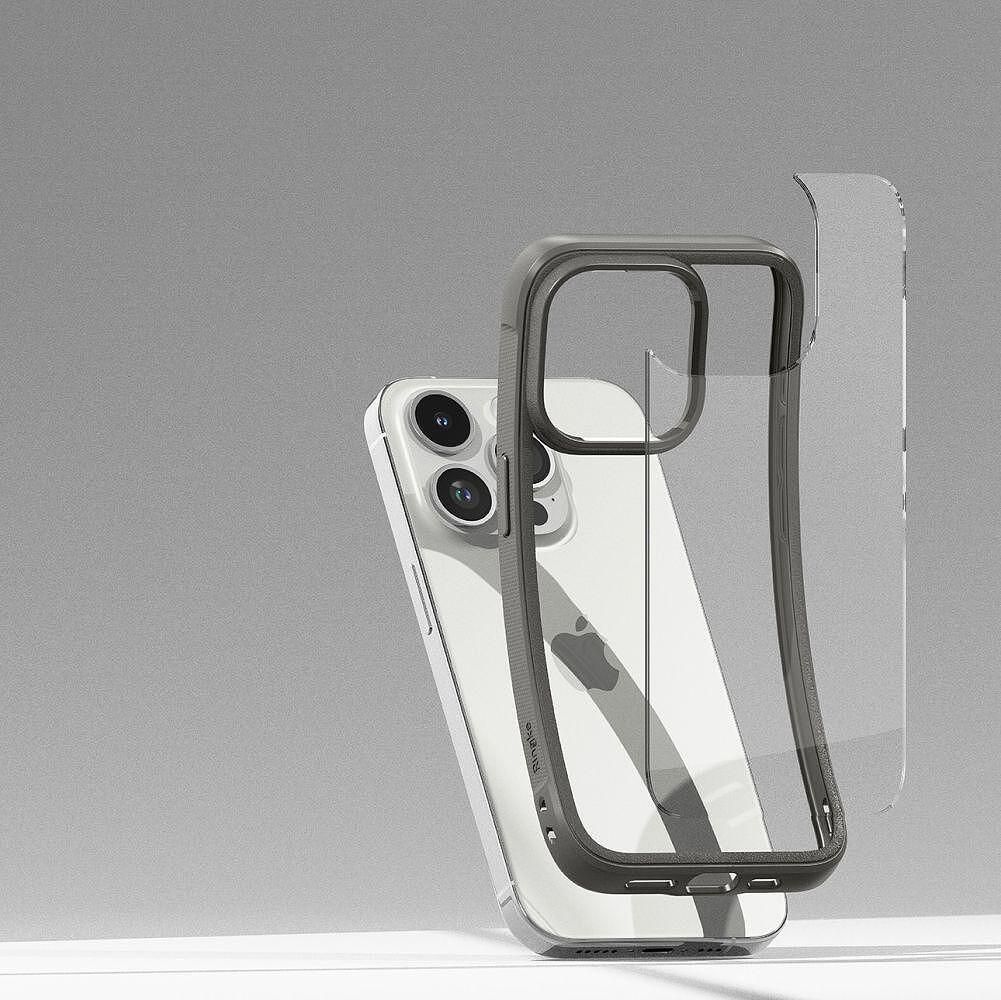 Калъф ringke fusion bold за iphone 15 pro max grey