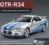 Модель Ниссан GTR-34 в размере 1/24