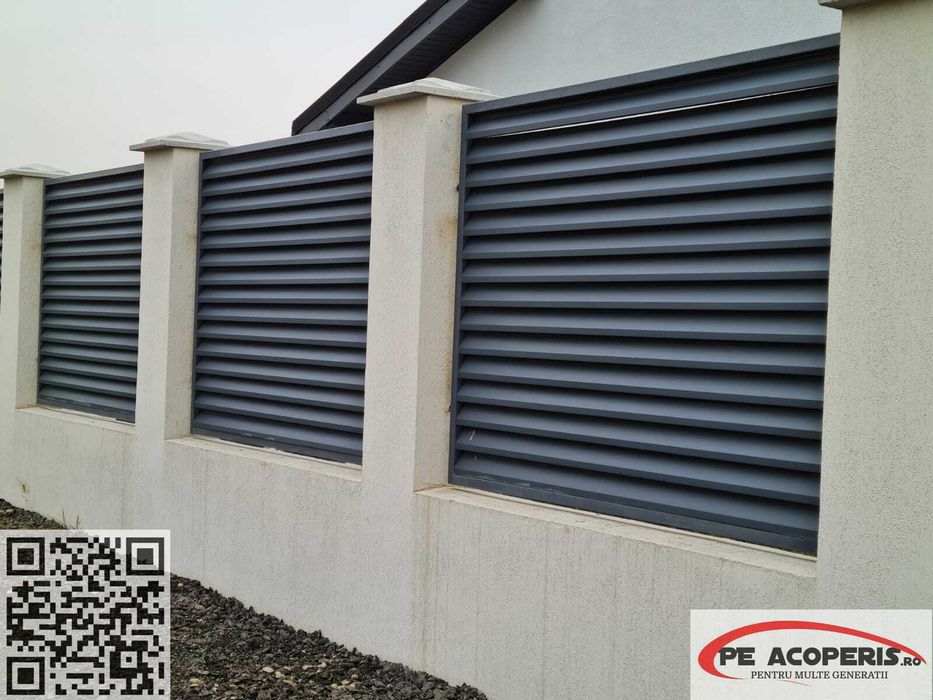 Gard model jaluzea - model jaluzea - model poarta jaluzea -modele gard
