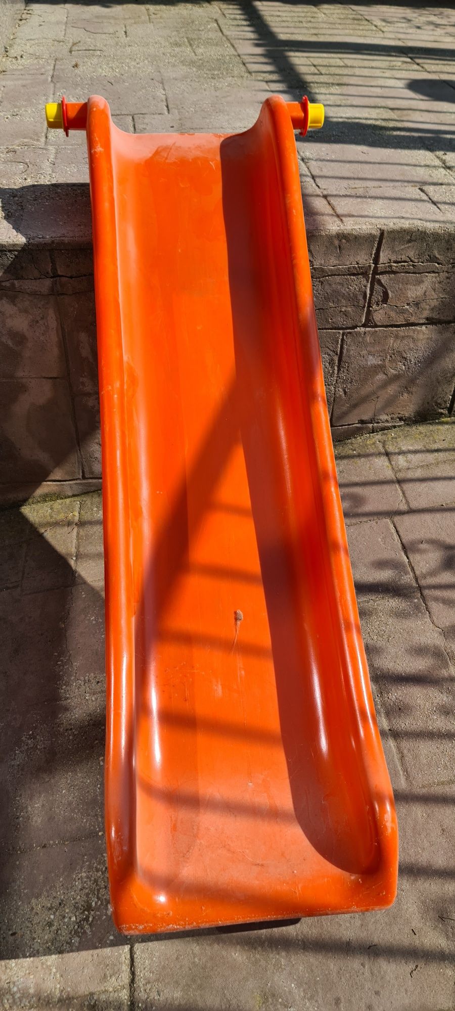 Tobogan din plastic pentru curte, loc de joaca pentru copii