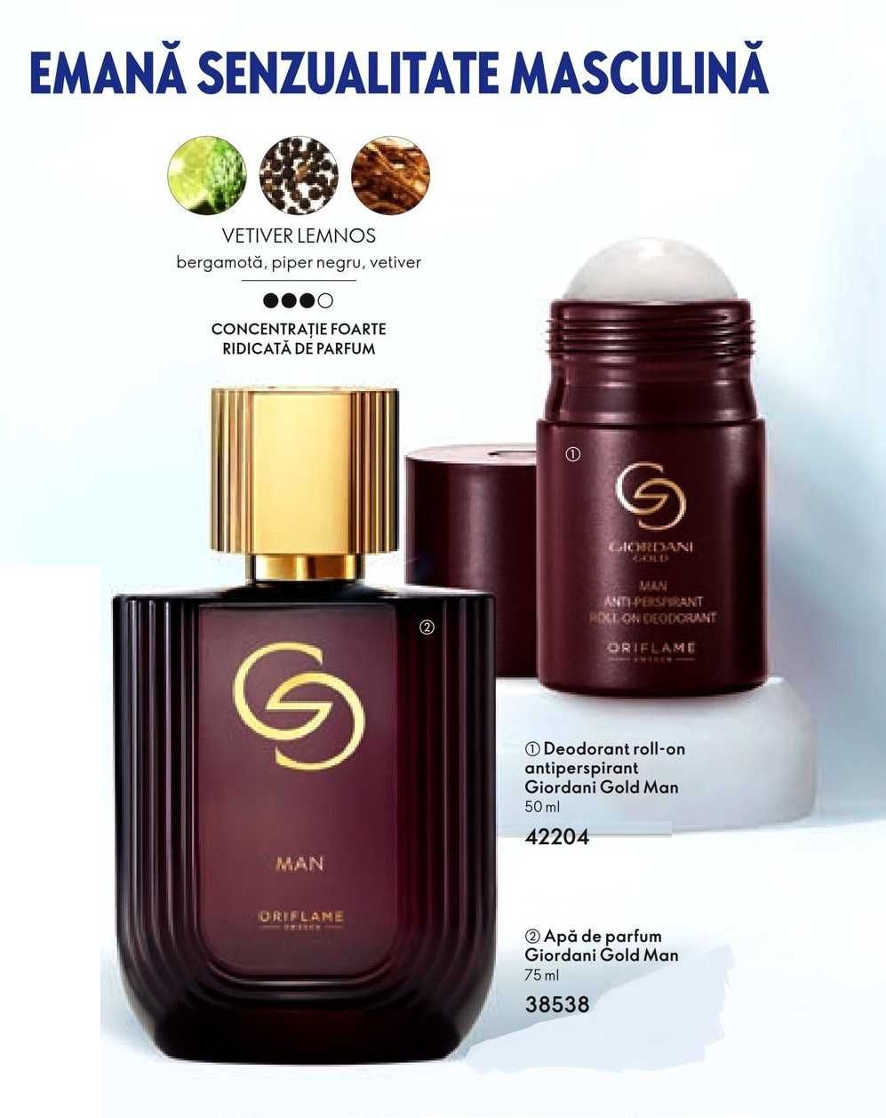 Set Giordani Gold Man Oriflame - 2 produse