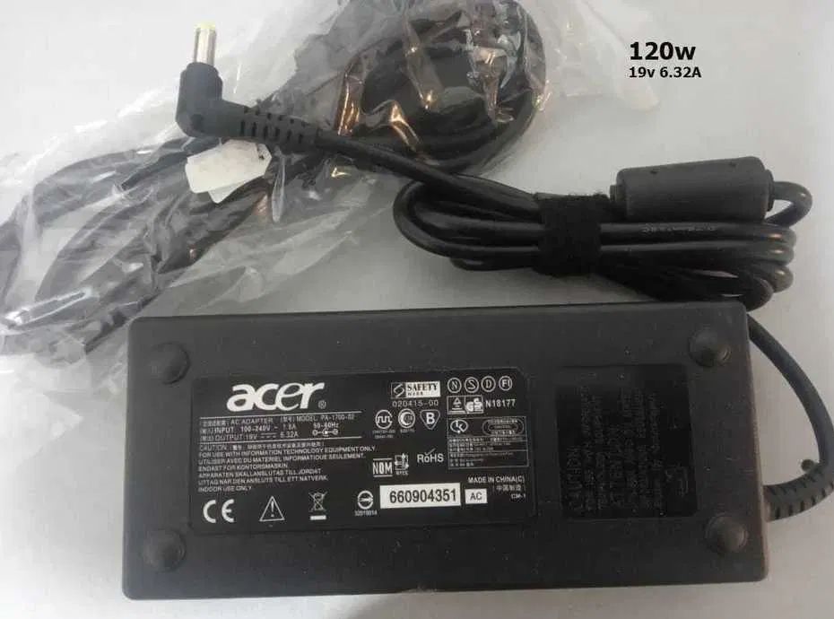 на ноутбук Acer 120 ватт зарядка блок питания