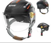 Шлем для курьеров на скутере