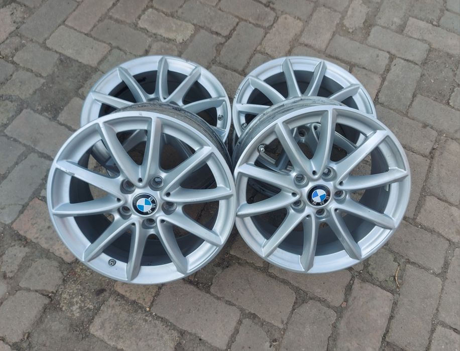 Set 4buc jante originale BMW F45 F46 senzori R16 - 7Jx16H2 ET52 5x112