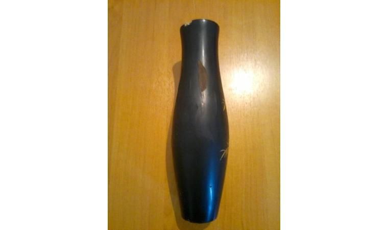 Продам вазу глиняную с глазурной росписью, вазу деревянную времён СССР