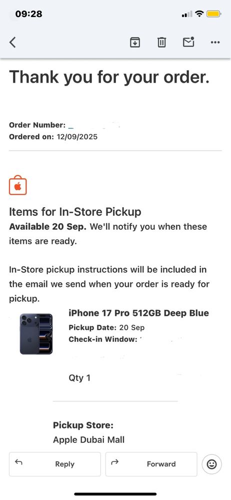 iPhone 17 Pro 512GB – Deep Blue