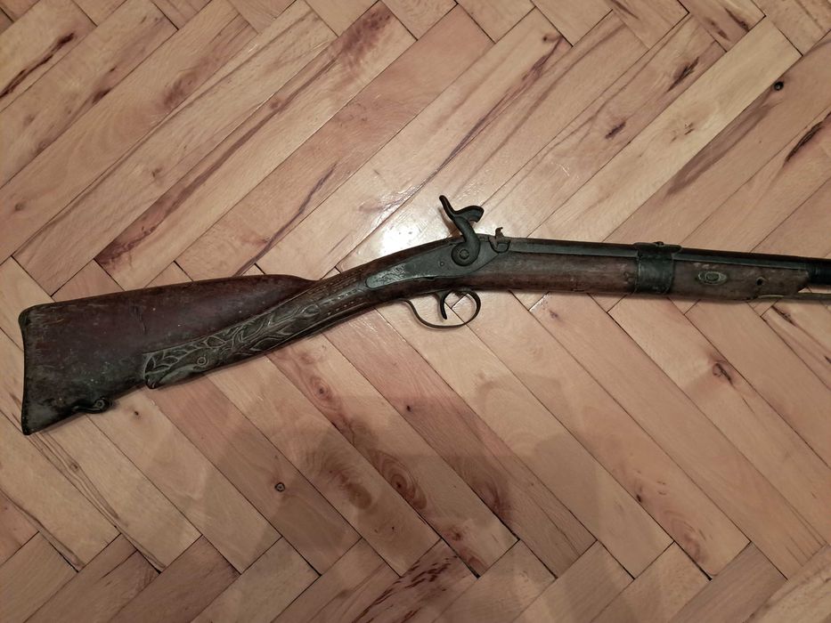 продавам cтара капсулна едноцевна пушка антикварна