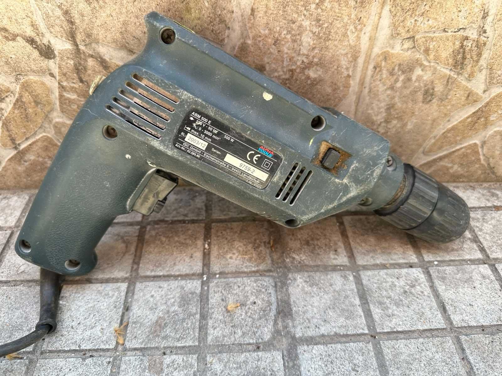 Бормашина Alpha tools abm500e 500W