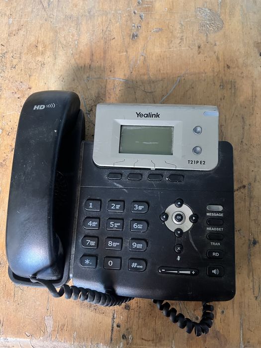 Yealink SIP-T21P E2 IP-телефон б/у, рабочий
