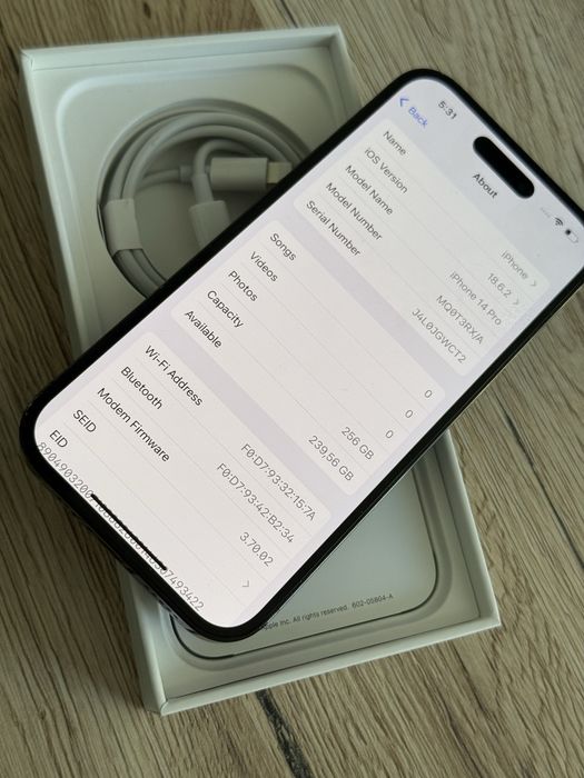 Iphone 14 pro 256GB black